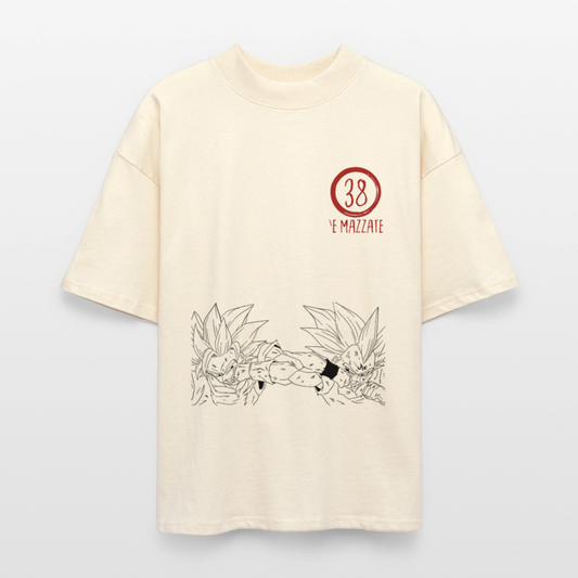 38 GokuVSMajinVegeta - bianco grigio