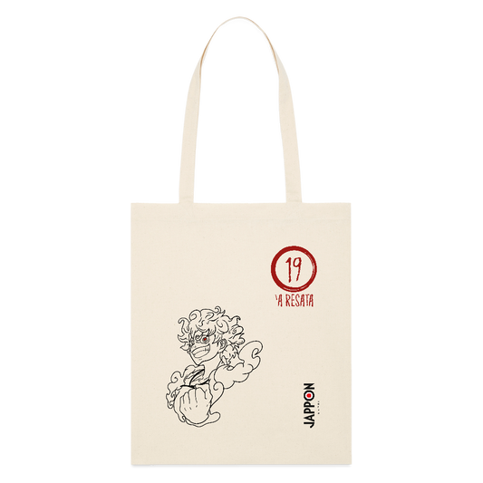 19 Luffy Gear 5 - Tote Bag - bianco grigio