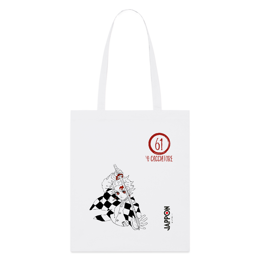 61 Kamado Tanjiro - Tote Bag - bianco
